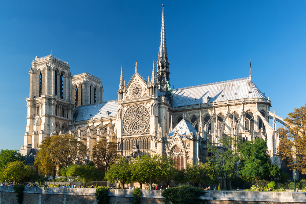 Notr Dam De Pari Cathedral Paris In French Paris France Notr Dam De Pari Cathedral Paris In French Paris France
